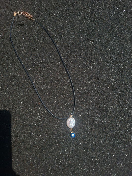 mother of pearl necklace ₊˚⊹♡